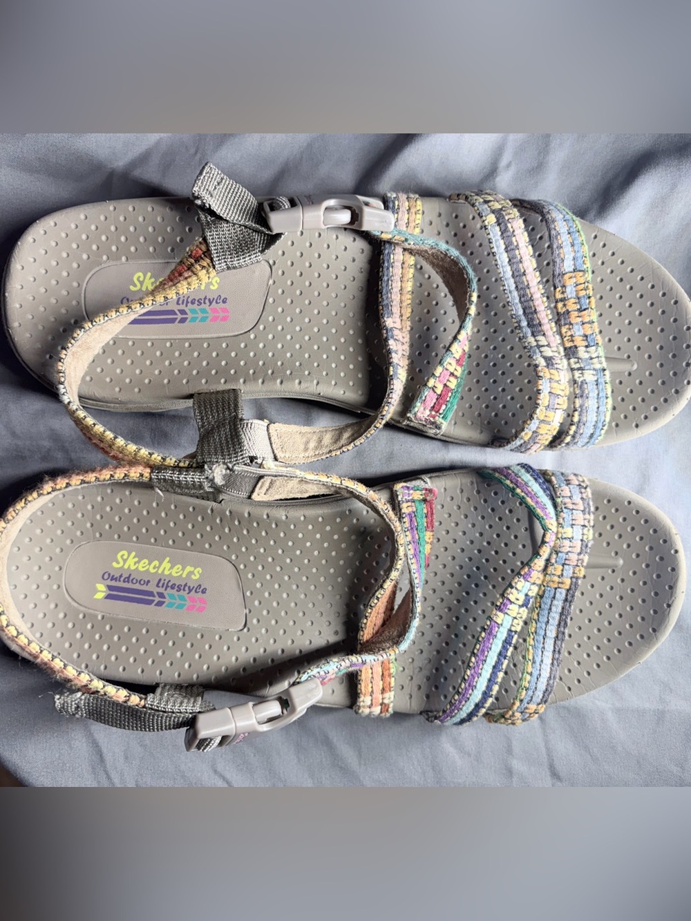 Skechers Reggae Sew Me Boho Strappy Sandals
